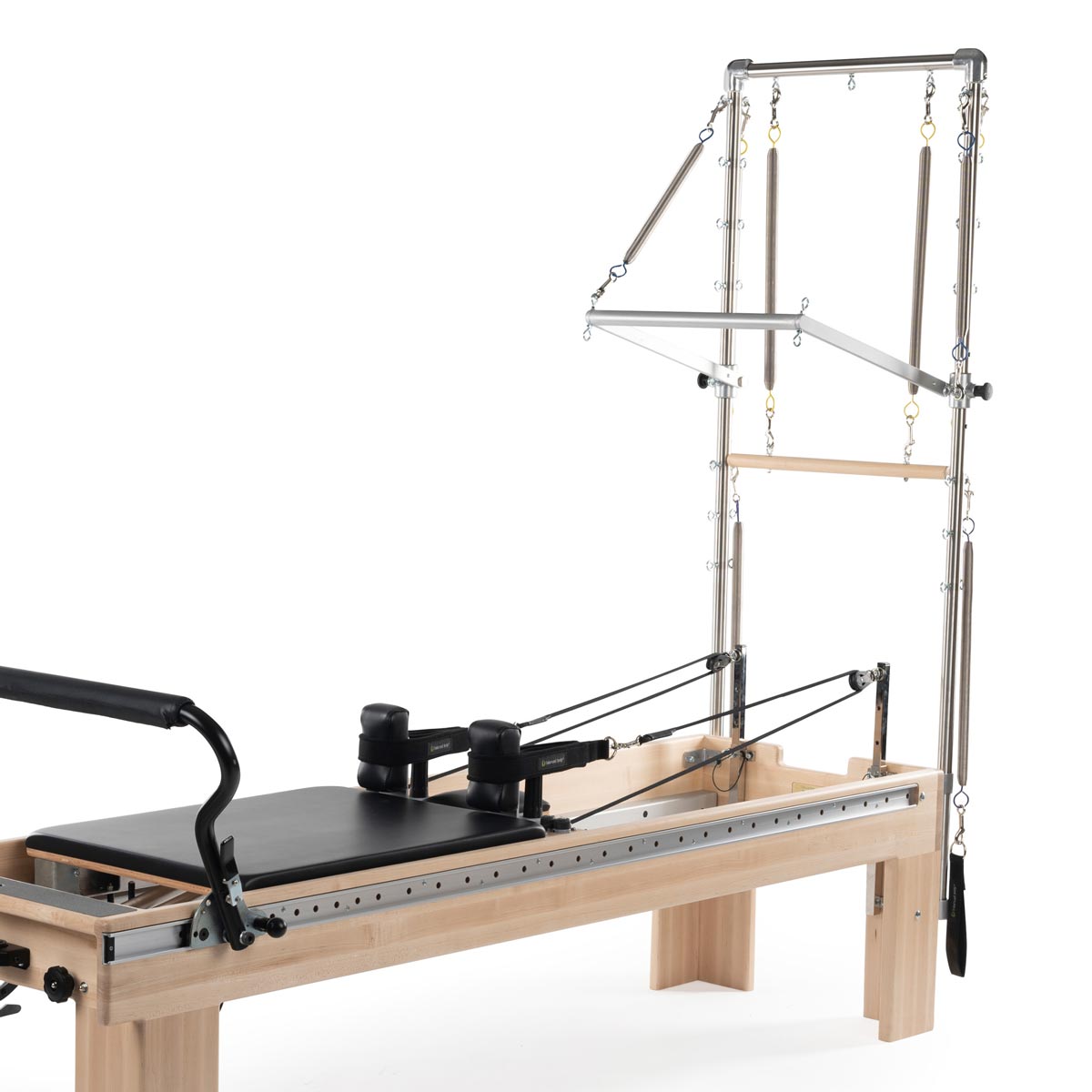 <strong>Tower</strong><br>
<br>
<p><strong>Aggiungi la torre e trasforma il tuo Clinical Reformer in un Half Trapeze. </strong></p>
<p>
Realizzata in acciaio anodizzato, la Tower è dotata di 29 punti di aggancio per le molle. Include Push-Through Bar, Roll-Down Bar, Safety Strap e 8 molle Signature Spring.
</p>