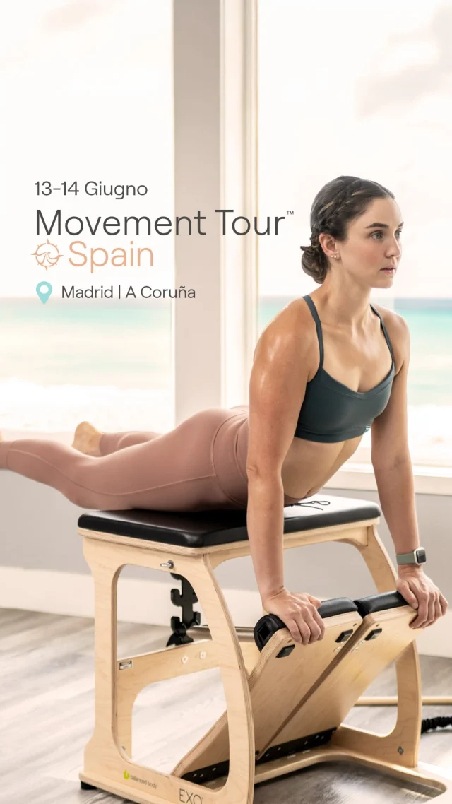 MOVEMENT TOUR, SPAGNA
13-14 GIUGNO 2026

Vivi un’esperienza di formazione unica ad A Coruña, una delle destinazioni costiere più suggestive della Spagna, insieme a presenter e professionisti del movimento da tutto il mondo.
Due giornate di workshop con Cara Reeser, Antonio León Rodriguez, Elizabeth Larkam e non solo!

Early Bird - 10% fino al 27 maggio

Prenota subito al link in bio.

***

MOVEMENT TOUR, SPAIN
June 13-14, 2026

Join us in A Coruña for a one-of-a-kind training experience, set in one of Spain’s most stunning coastal destinations.
Connect with presenters and movement professionals from all over the world and dive into two days of inspiring workshops with Cara Reeser, Antonio León Rodriguez, Elizabeth Larkam & more!

Early Bird – 10% off until May 27 ⏳

Book now via the link in bio. 🔗