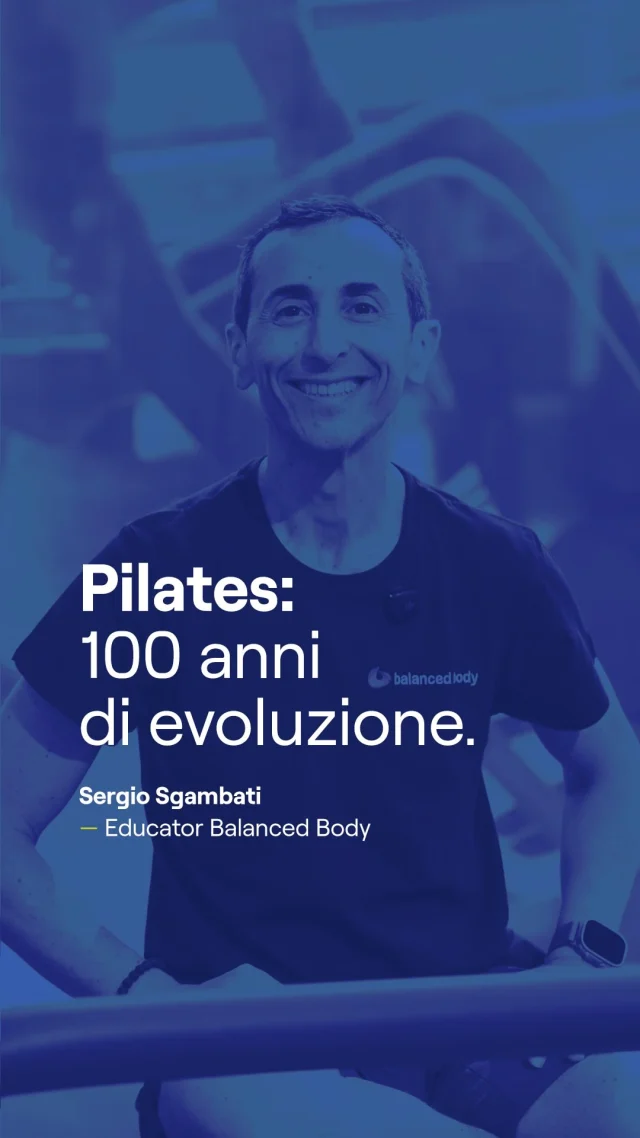 A distanza di 100 anni, il Pilates continua ancora oggi a dimostrare il suo valore.

Qual è il segreto?

Lo abbiamo chiesto a Sergio Sgambati @sergiosgambatipilates, Educator Balanced Body, che ci racconta il suo punto di vista su ciò che rende il Pilates capace di attraversare il tempo.

▶️ Scopri la sua risposta nel video.

#PilatesForReal #PilatesPerDavvero #PilatesEducator